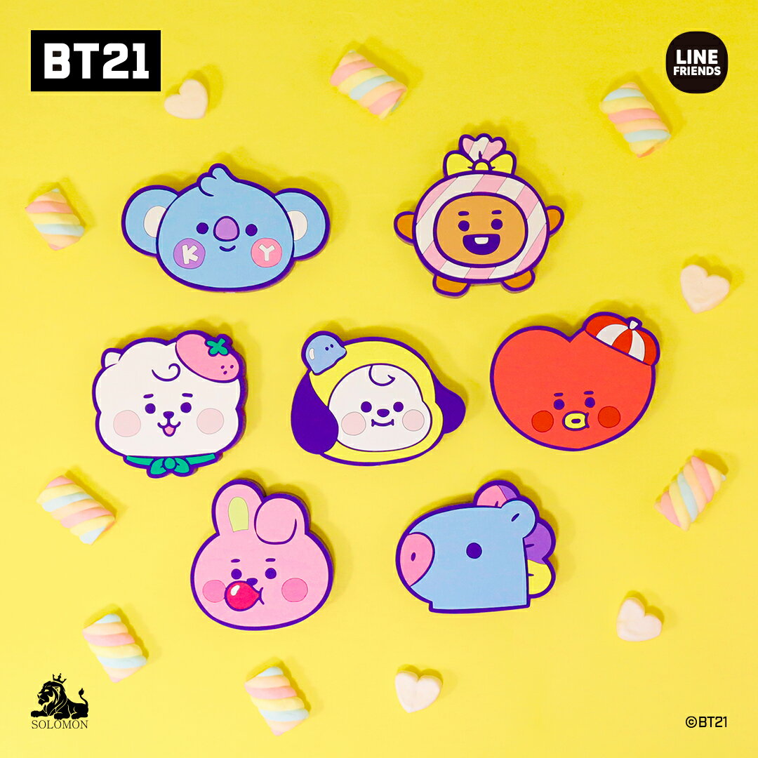 ソロモン商事 WIRELESS CHARGER ver.2 ワイヤレスチャージャー BT21_JWJ フェイス 充電器 10w スマートフォン 公式 2/15 KOYA RJ SHOOKY MANG CHIMMY TATA COOKY