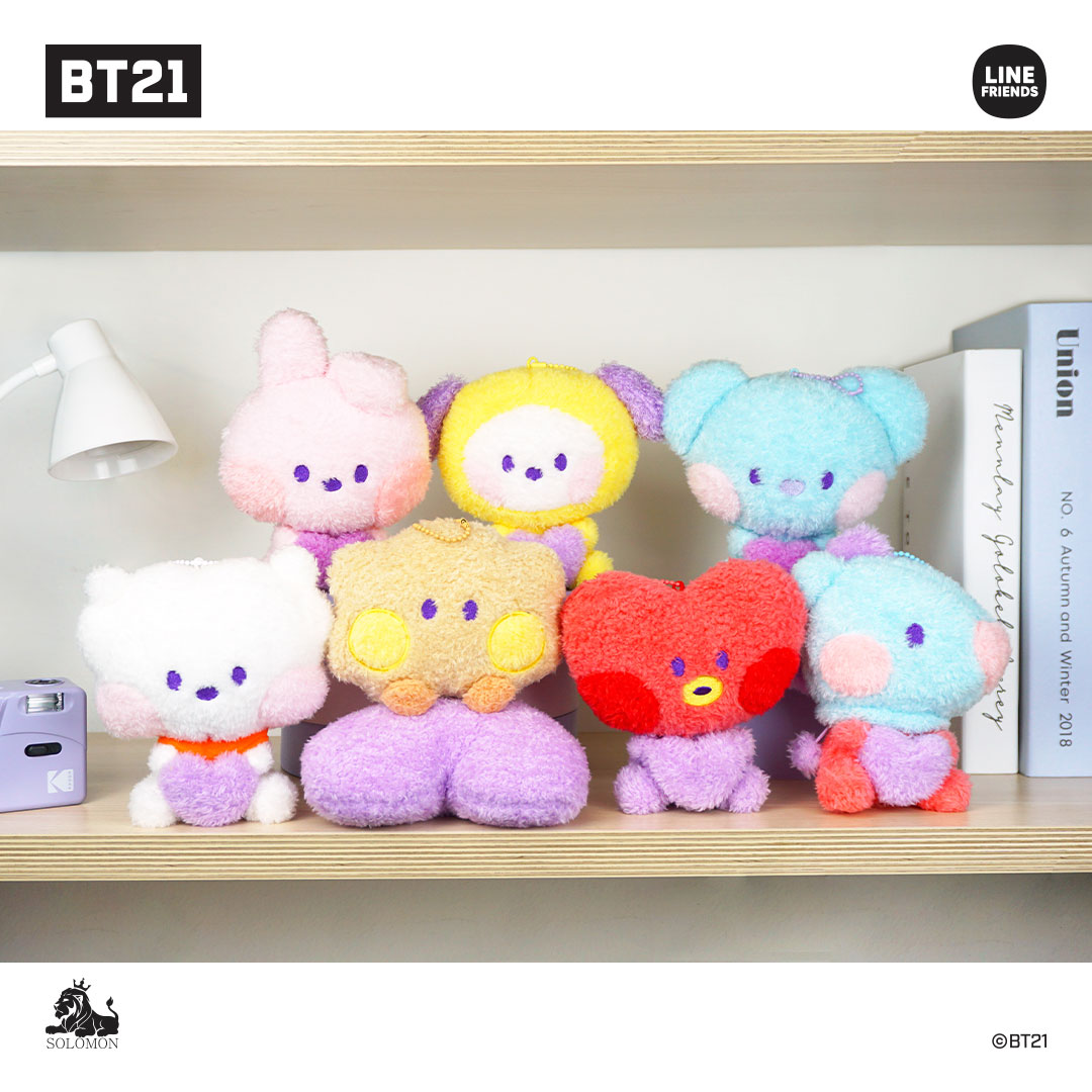 【ポストカードプレゼント】ソロモン商事【BT21 minini モバイルぬいぐるみスタンド】MOBILE DOLL STAND ぬいぐるみ スマホスタンド かわいい キャラクター MNL_BT21_M KOYA RJ SHOOKY MANG CHIMMY TATA COOKY モバイルグッズ スマホグッズ 雑貨 スマホ用 携帯スタンド