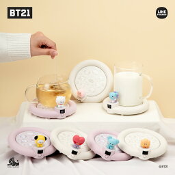 【：スーパーSALE：】ソロモン商事【BT21 minini カップウォーマー BT21_CHW_A】CUP WARMER コップ保温器 マグウォーマー 保温コースター あったかコースター 温め 温かい KOYA RJ SHOOKY MANG CHIMMY TATA COOKY