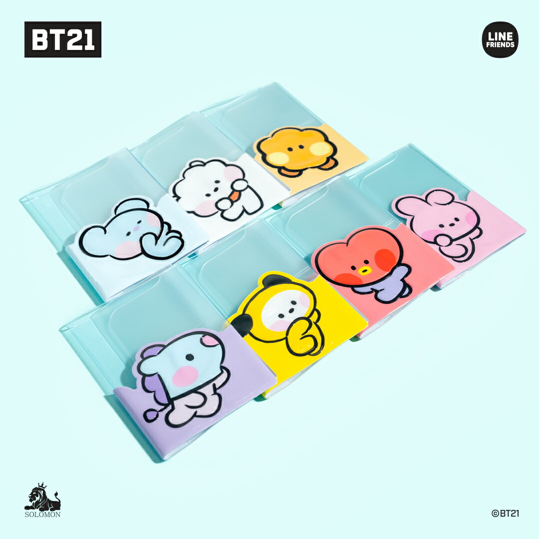 ソロモン商事【BT21 minini パスポートケース】PASSPORT CASE 航空券 ケース パスポート 旅行 旅行用品 パスポートカバー トラベル カバー BT21_BPC_M 公式 キャラクター KOYA RJ SHOOKY MANG CHIMMY TATA COOKY