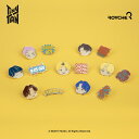 【：50%OFFセール：】ソロモン商事【TinyTAN_Butter_メタルピンバッジ 】タイニータン バター METAL PIN BADGE Butter ver. RM Jin SUGA j-hope Jimin V JungKook 03/09