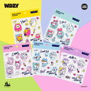 【：50 OFF SALE：】ソロモン商事 【WDZY モバイルデコステッカー MAKE UP】MOBILE DECO STICKER MAKE UP LYA CHUNG-EE TUK HATT CABBIT リャー チョンイ トゥク ハット キャビット