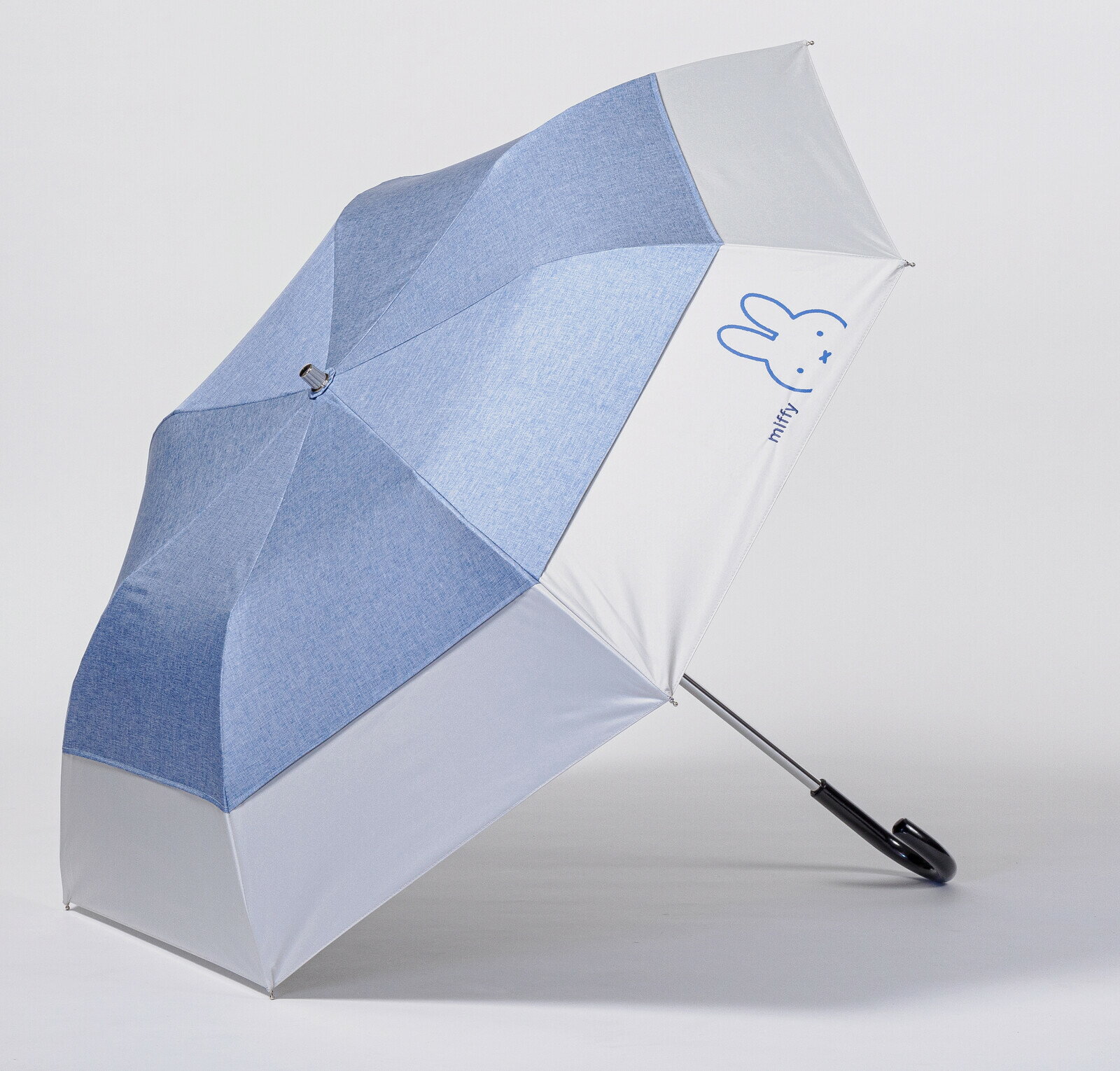 【一級遮光】2022新作ミッフィー 晴雨兼用 折りたたみ傘パラソルブルー日傘