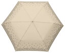 晴雨兼用 折りたたみ傘 ミッフィー 総柄プリント ブラウン50cm 日傘 遮光生地UV加工 99%以上ミッフィーとグランディ