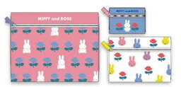 MIFFY and ROSE ミッフィー 3連 ポーチ ケース 収納 旅行グッズ