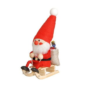 ノルディカニッセ そりに乗ったサンタ人形 クリスマス北欧 フェルト NORDIKA