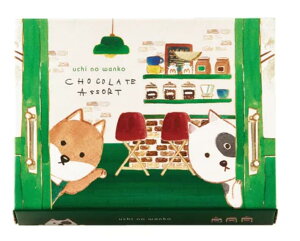 うちのわんこ ショコラ 5粒肉球 芝犬 いぬ 食品動物チョコ アニマルチョコ