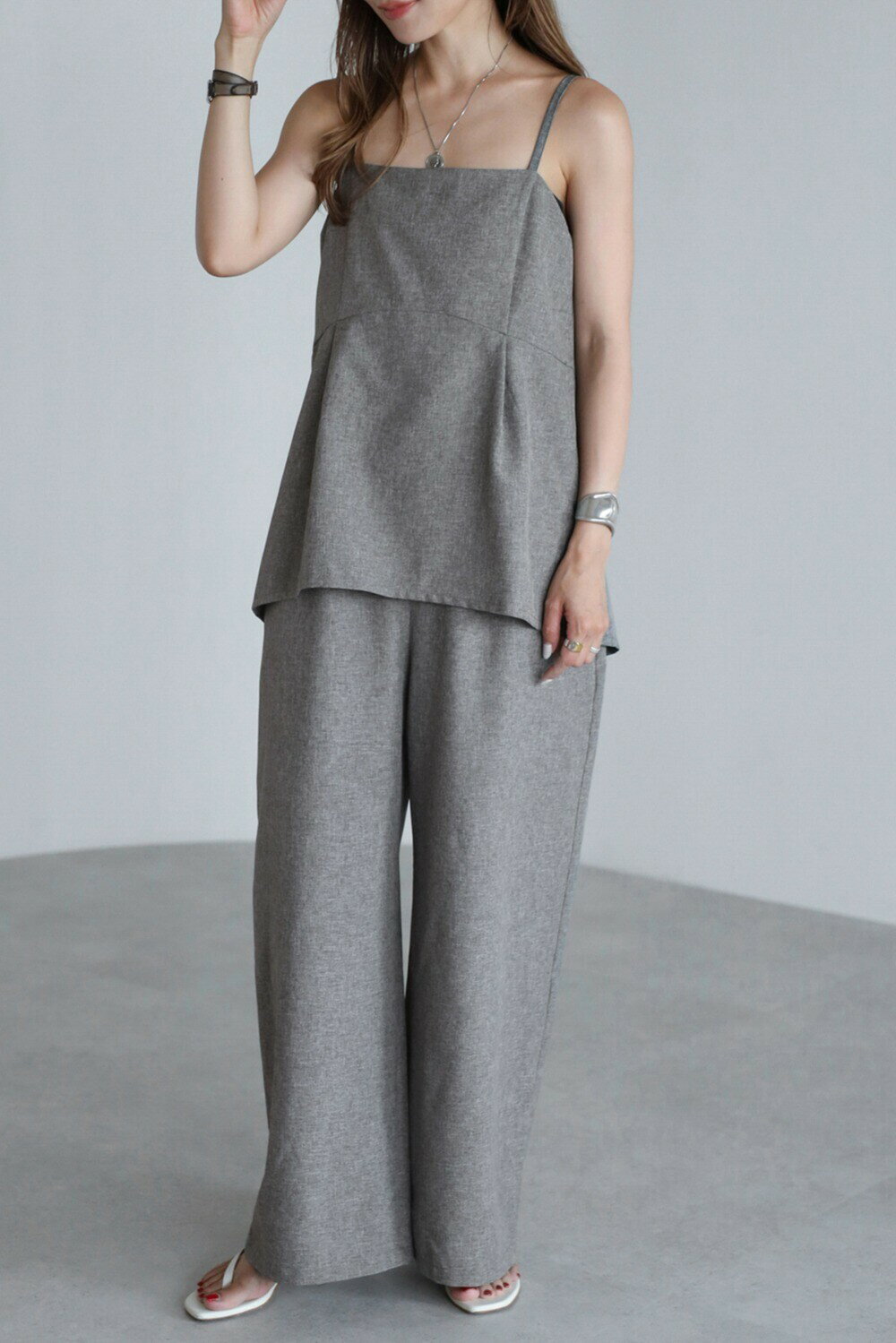 セットアップ風キャミソールオールインワン 77-005038のサムネイル