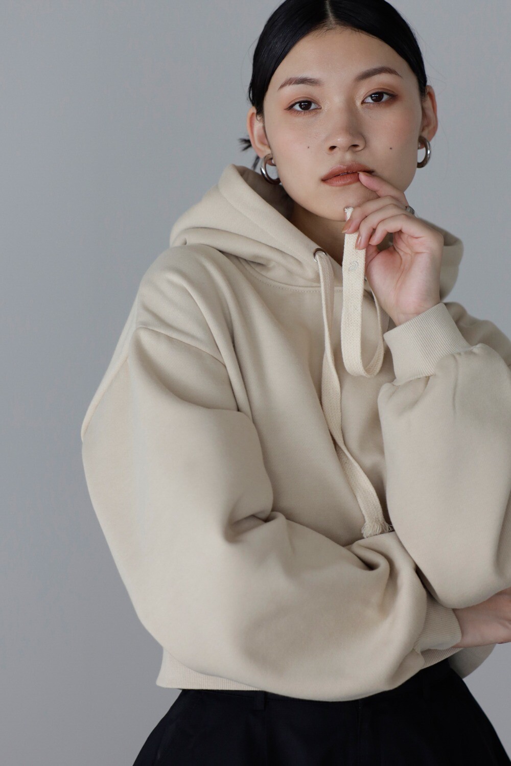 ENC エンク embroidery hoodie / e刺繍裏毛フーディー 88-004954のサムネイル