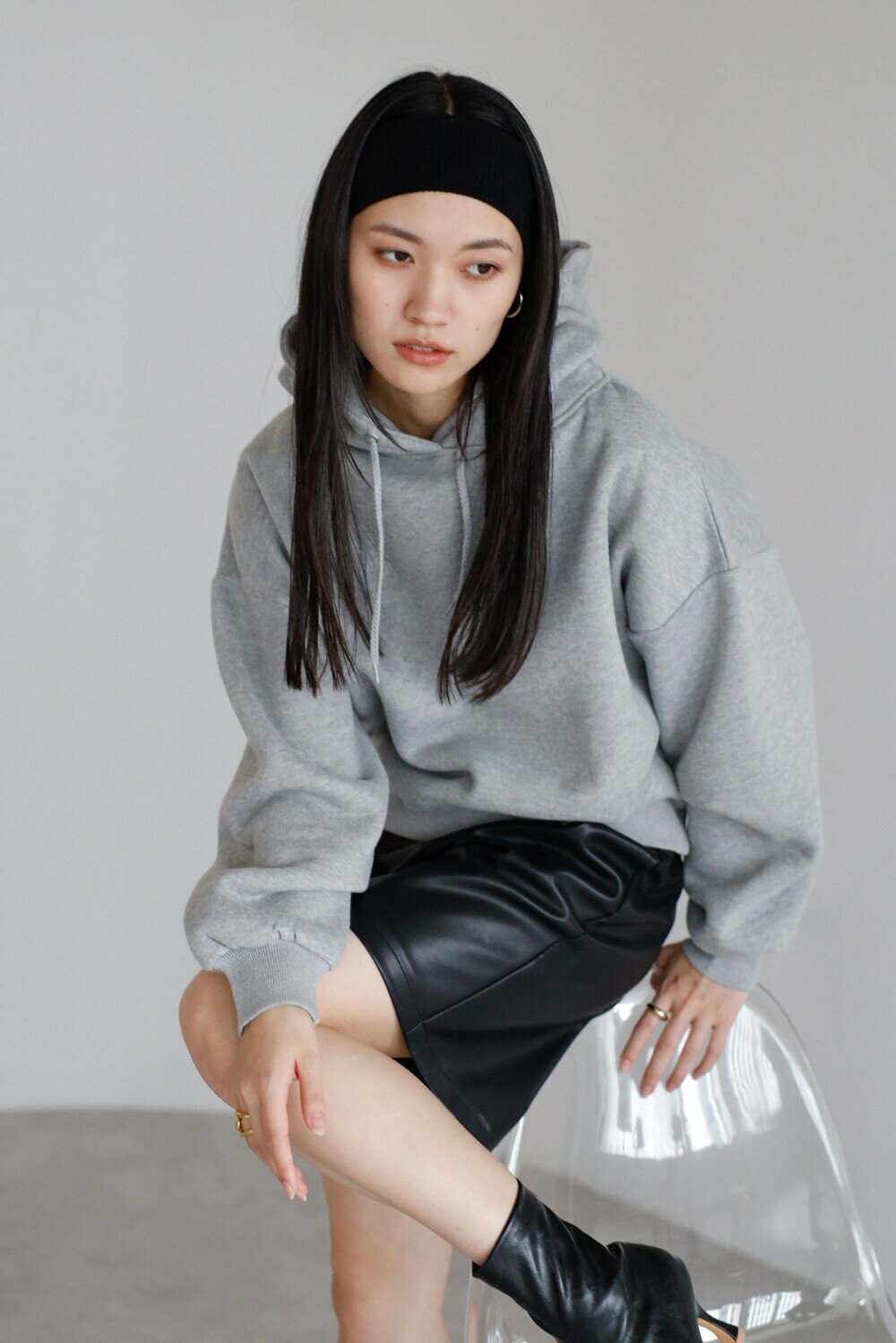 エンク ENC back label print concept hoodie / バックラベルコンセプトプリントフーディー 88-005026