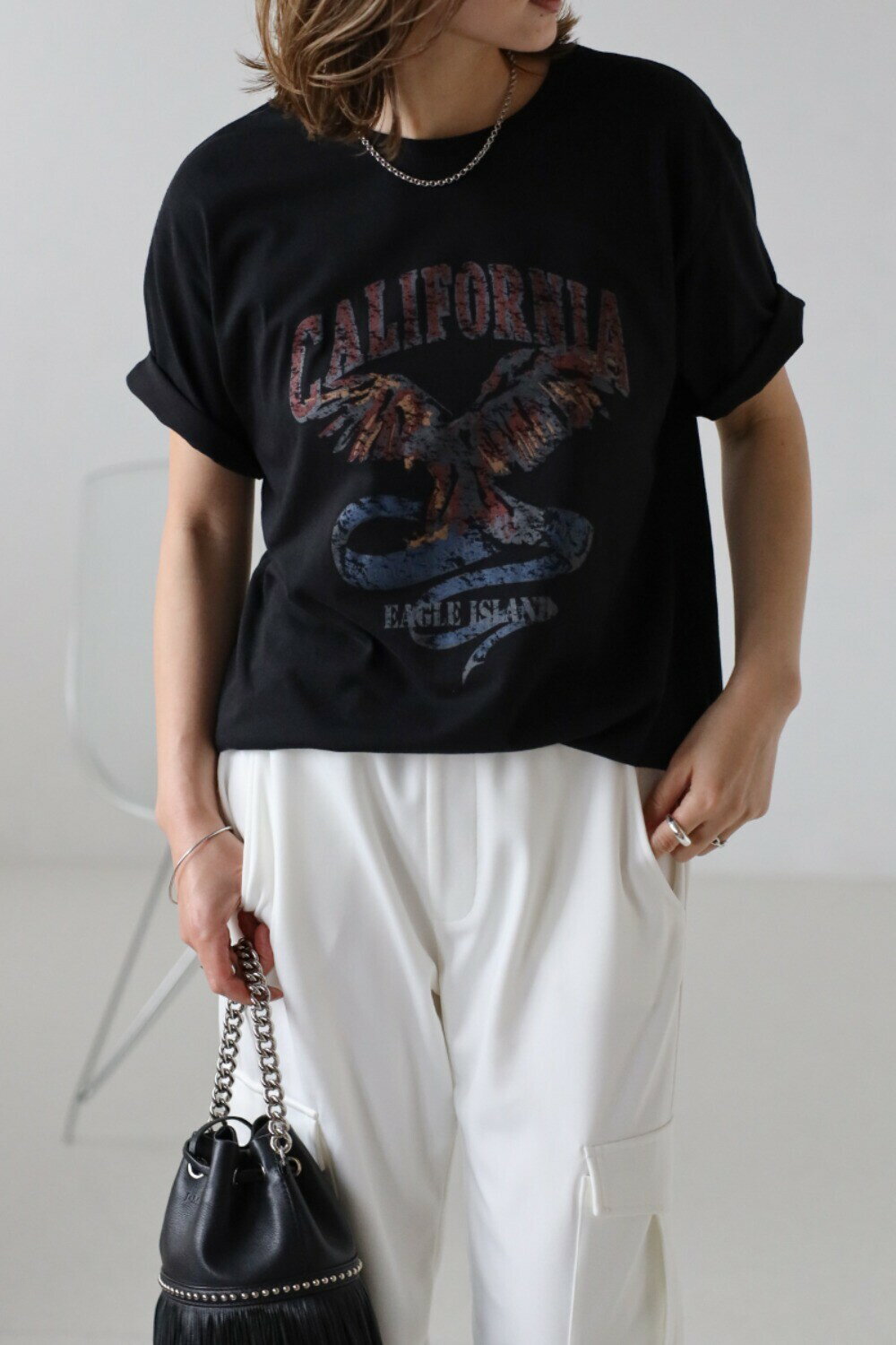 イーグルヴィンテージプリントTシャツ 77-002183のサムネイル