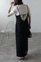 素材で魅せる!存在感抜群のトレンドライクなフリンジキャミワンピース