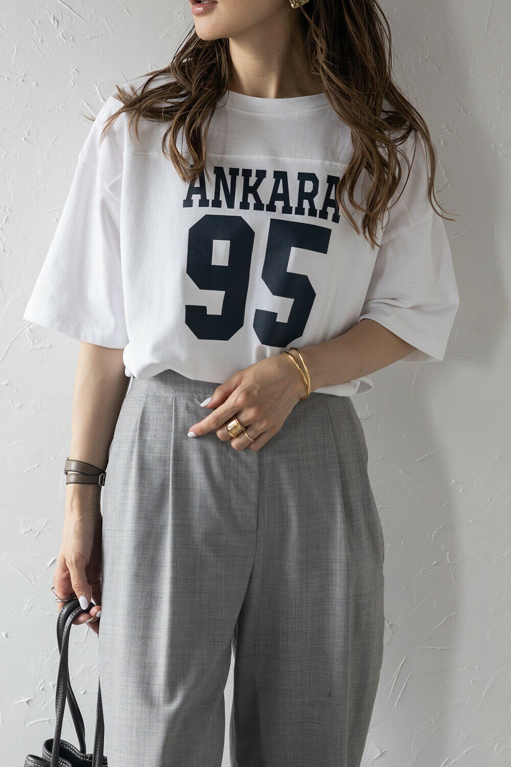切替ステッチナンバリングTシャツ 77-003940のサムネイル