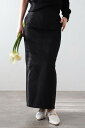 \全品対象20%OFFクーポンで4840円/11日1:59まで ENC エンク back slit I line long skirt / バックスリットIラインロングスカート 77-004650