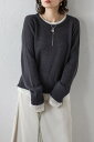 トレンドライクなレイヤードコーデを楽しめるデザインニット 88-004239