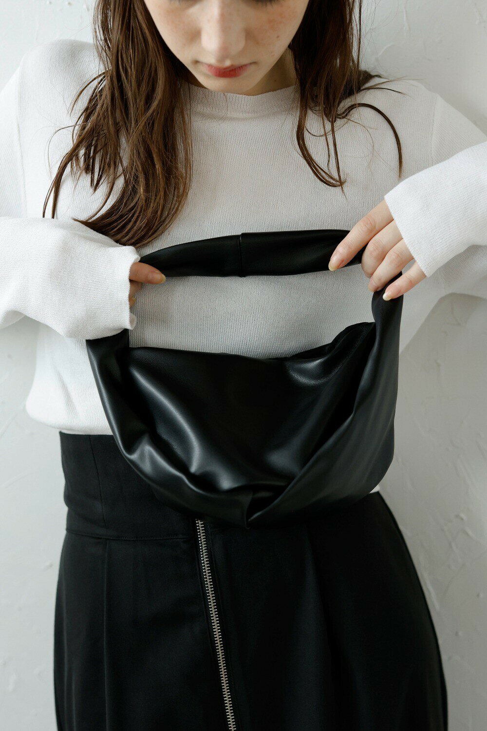 soft leather mini bag / レザーミニバッグ 88-004259