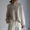 ふっくらとしたリブ編みのラグランニットプルオーバー 88-002364/88-001201