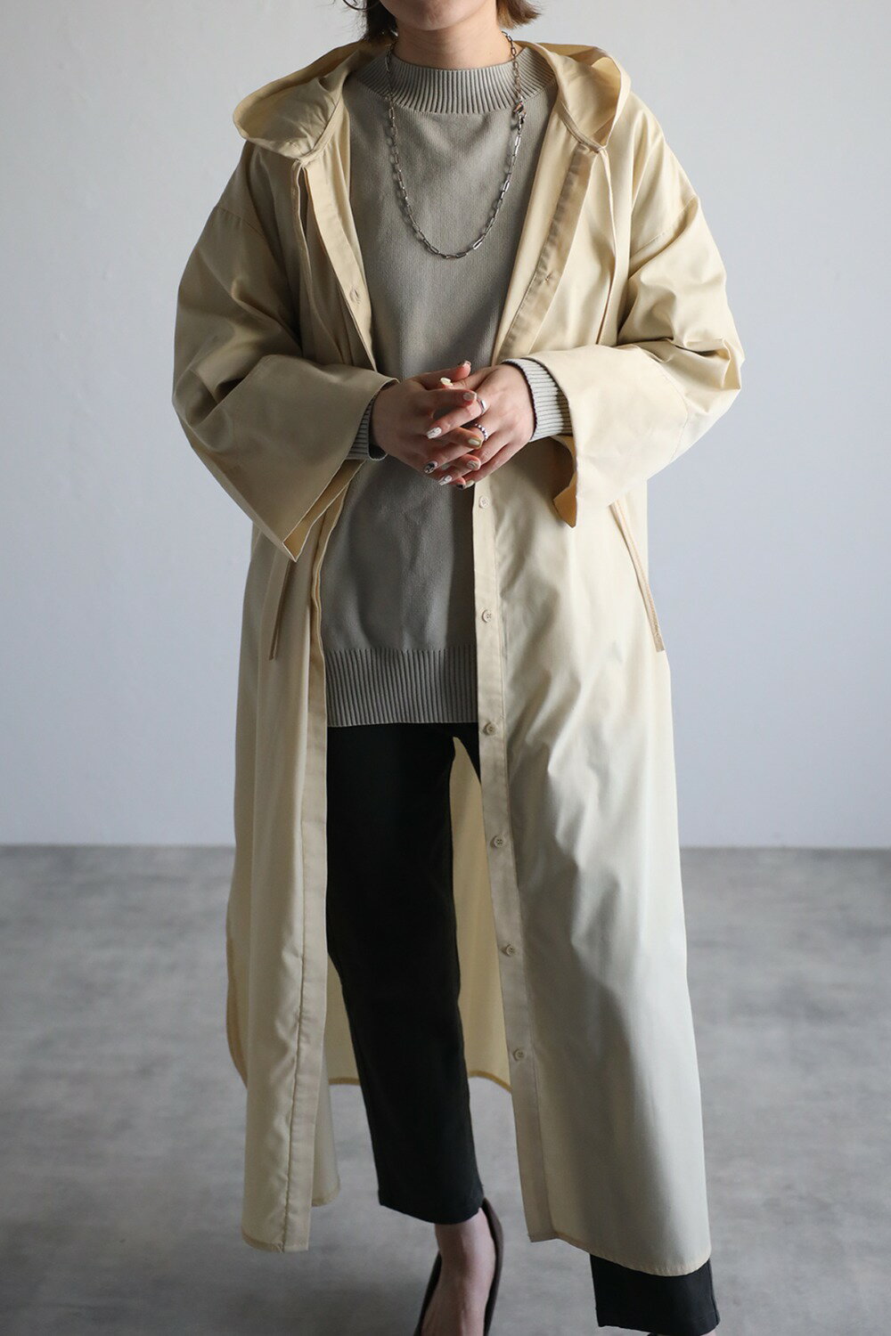 ＼40%OFFクーポンで3234円！26日1:59まで／ フーディーシャツワンピース 99-000685