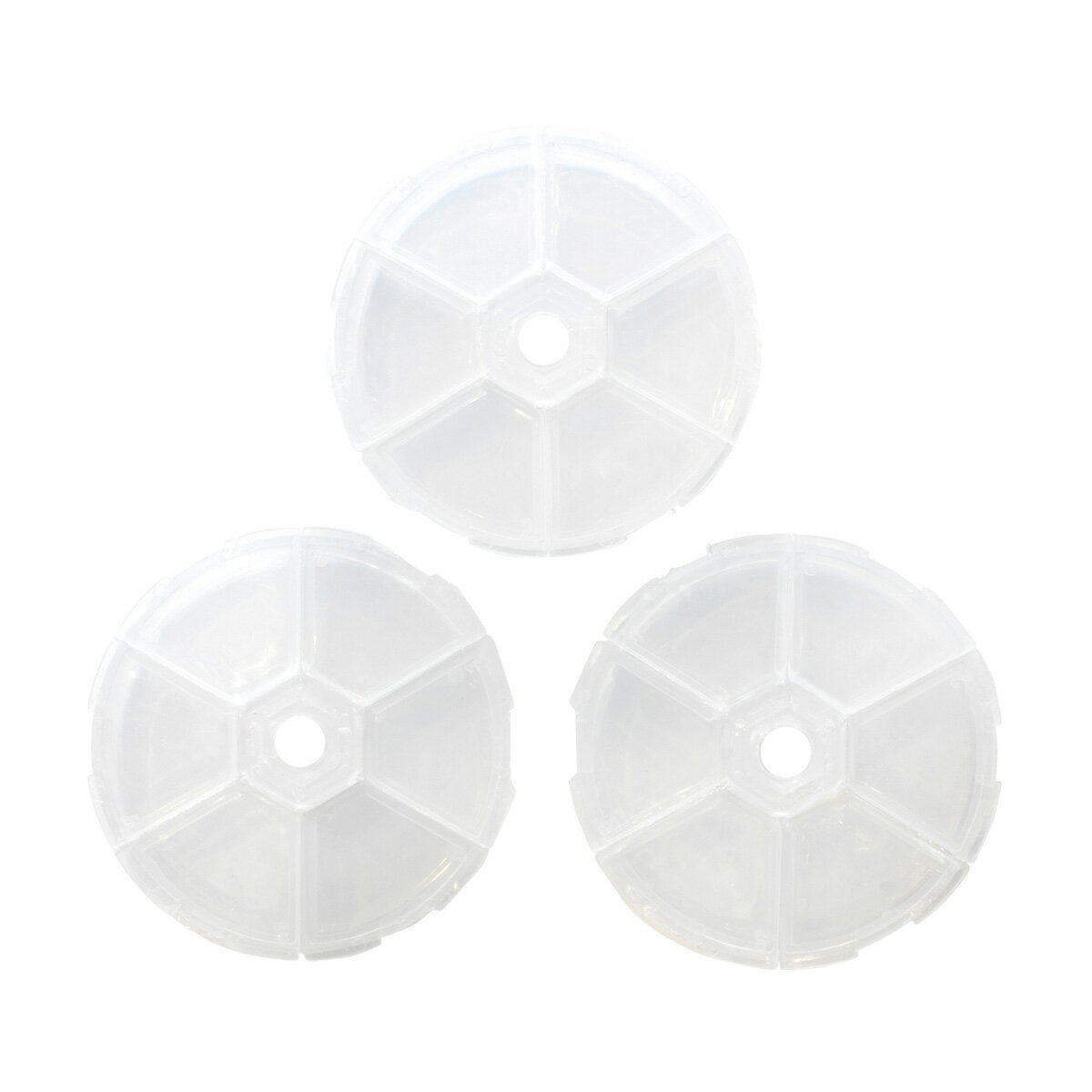 ボンネイル ジェルネイル ストーン ネイルジュエリー 収納@Bonnail円形パーツケース3個セット _754993