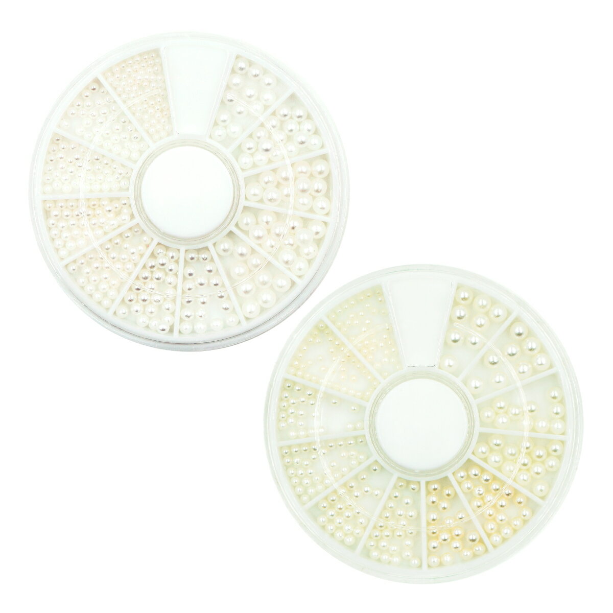 ジェルネイル アート 素材 パール 球体 パーツ@Bonnail円盤パールセット _a0439