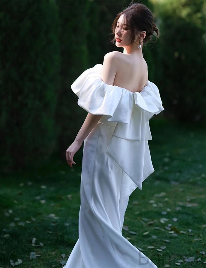 ウェディングドレス 白 オフショルダー パーティードレス 二次会 ロング プリンセス 挙式 結婚式 ワンピース レディース ロングドレス コンサート 30代40代 おしゃれ 披露宴 二次会ドレス 発表会 演奏会 イブニングドレス フォーマル エレガント 顔合わせ 可愛い 前撮り 撮影