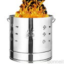 焼却炉落ち葉焼却炉 焚火台 焚き火台 家庭用 無煙設計 耐蝕性 耐熱ペイントコート 煙突付き 無臭 ドラム缶焼却炉 家庭用焼却炉 ゴミ焼却炉 焼却炉ケージの火ピットヤード 多機能安全仕様