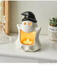 ハロウィーン キャンドルスタンド ホルダー キャンドルスティックスタンド 創造的なかわいいセラミック製 手工芸品の装飾品 ハロウィーン装飾センターピース 家の装飾アクセサリー 居心地の良い雰囲気 ハロウィーングッズ 幽霊 灰皿 可愛いデザイン インテリア小物