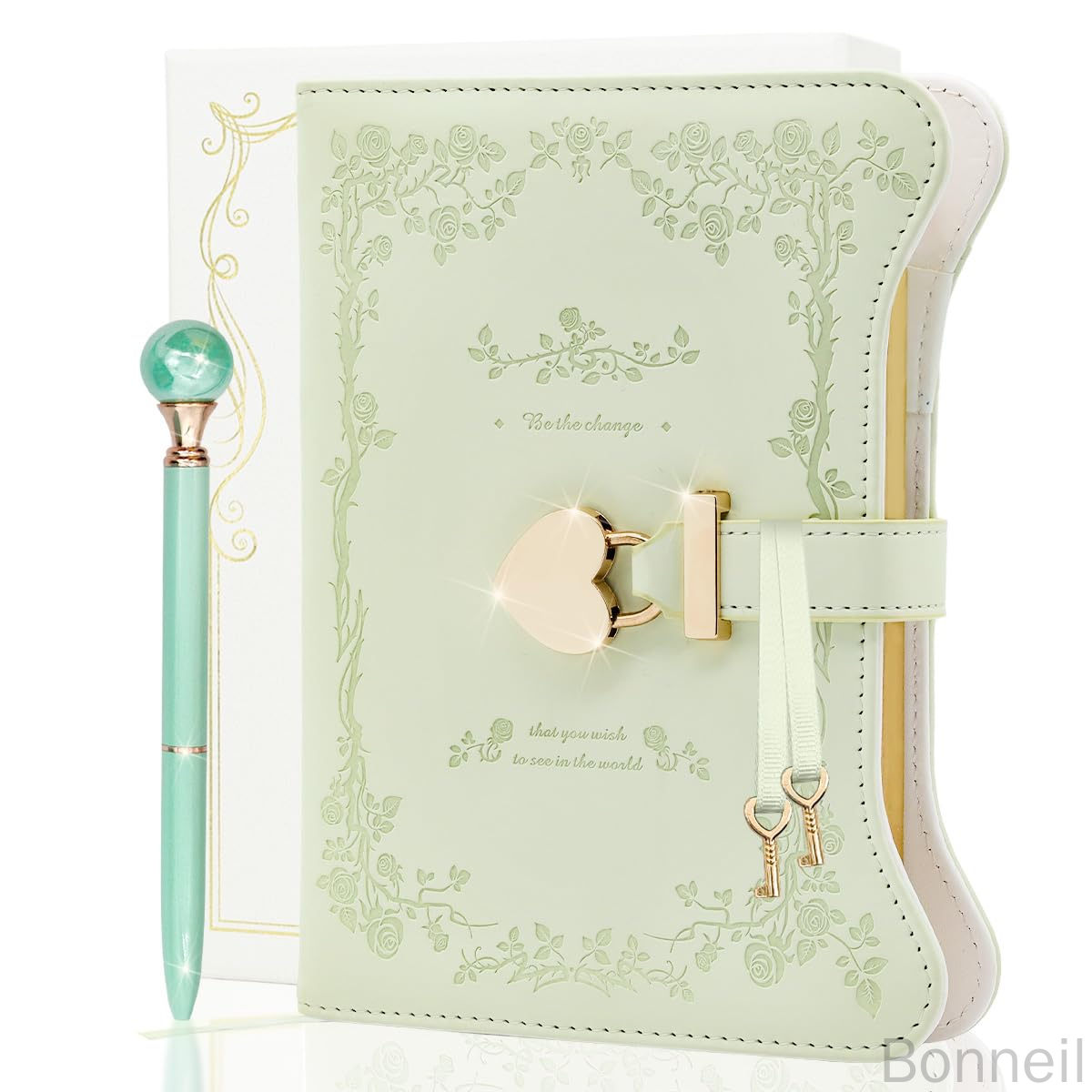 鍵付きノート 日記帳 鍵付き 日記 B6サイズ ノート 鍵付き 詰め替え可能 横罫 子供 小学生 女の子 プレ..