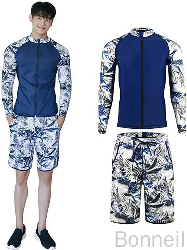 ラッシュガード メンズ 長袖 水着 サーフパンツ オシャレ レギンス フィットネス 豪華二点セット UVカット UPF50+ 吸汗速乾素材 海水浴 スポーツ対応 速乾性抜群 ラッシュガード メンズ 長袖 水着 サーフパンツ オシャレ レギンス フィットネス 豪華二点セット UVカット UPF50+ 吸汗速乾素材 海水浴 スポーツ対応 速乾性抜群