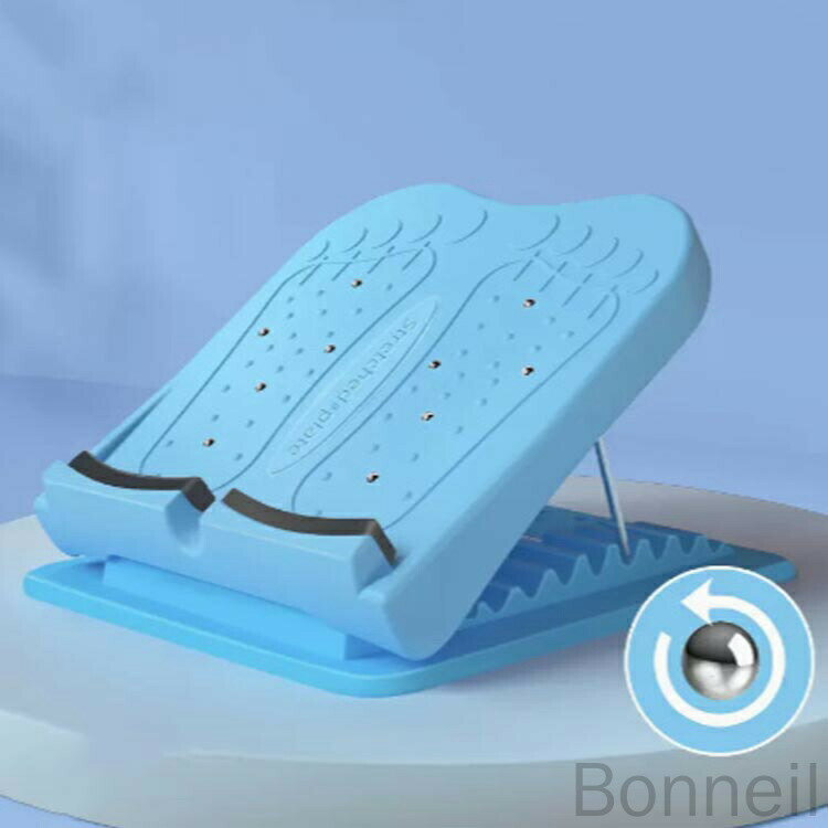 Bonneil楽天市場店のストレッチ器具 アキレス腱 X脚 ストレッチボード 腰 ストレッチングボード 足首 体幹 足つぼ ふくらはぎ 背中 むくみ ストレッチングボード 足痩せ 健康 角度調整 器具 O脚 グッズ リハビリ 立仕事 柔軟 疲れ 耐荷重400kg 13段階調整 室内 運動 自宅 筋トレ｜アングル2