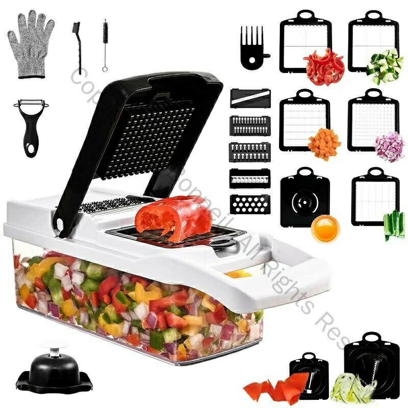 野菜チョッパー 玉ねぎチョッパー みじん切り器 ピーラー フードチョッパー サラダチョッパー 野菜カッ..