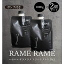  ハホニコ ザラメラメトリートメント No.1 1000g 2個セット ポンプ付き トリートメント 美容室 サロン専売品 ダメージヘア 美髪 ヘアケア カラートリートメント ヘアトリートメント ヘアパック ヘアマスク ギフト