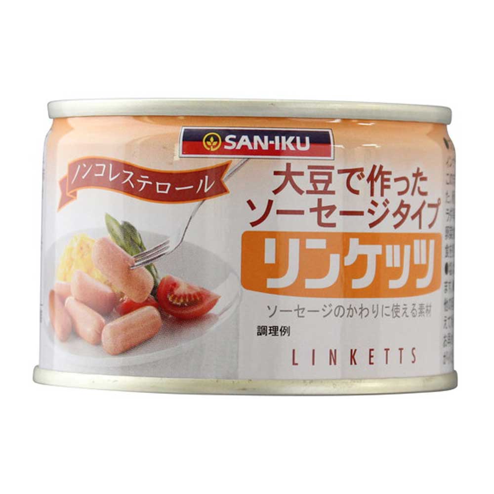 【ヴィ―ガン・ベジタリアン】リンケッツ(小)　160g［三育フーズ］缶詰　長期保存可能　植物性たんぱく食品 3