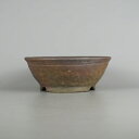 盆栽鉢 文山 越前文山 小型 長辺 約 17.8cm 鯖江園芸 丸鉢 泥物 現品