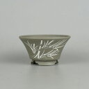 盆栽鉢 昇寿 小鉢 長辺 約8.8cm 丸鉢 竹 笹 絵鉢 数量物 新品