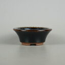 盆栽鉢 小石原焼 小鉢 長辺 約9.3cm 丸鉢 釉薬 新品 数量物