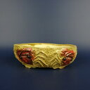 盆栽鉢 正志 古本正志 丸鉢 蟹 釉薬 観賞用 現品 新品 送料無料 【ラッピング無料】 鉢 植木鉢 趣味 人気商品 癒し プレゼント 贈りもの お祝い