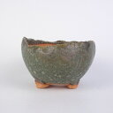 盆栽鉢 竹鳳 小鉢 長辺 約7cm 丸鉢 釉薬 数量物 新品