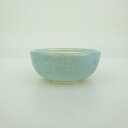 盆栽鉢 青香 小鉢 長辺 約6.2cm 丸鉢 貫入 釉薬 現品