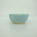 盆栽鉢 青香 小鉢 長辺 約6cm 丸鉢 釉薬 現品