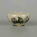 盆栽鉢 是好 矩 豆鉢 長辺 約4.2cm 丸鉢 色絵 蟹 かに カニ ミニ鉢 観賞用 現品 新品 送料無料