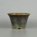 盆栽鉢 常滑 晃 樹晃 小鉢 長辺 約9.5cm 丸鉢 釉薬 現品 新品 送料無料