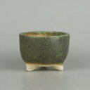 盆栽鉢 ゆうき祥石 小鉢 長辺 約7cm 丸鉢 釉薬 現品 新品