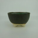 盆栽鉢 ゆうき祥石 小鉢 長辺 約 8.5cm 丸鉢 釉薬 観賞用 新品 数量物