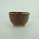 盆栽鉢 ゆうき祥石 小鉢 長辺 約 8.2cm 丸鉢 釉薬 観賞用 現品 新品