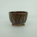盆栽鉢 ゆうき祥石 小鉢 長辺 約 8.3cm 丸鉢 釉薬 観賞用 現品 新品