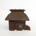 盆栽飾り 盆景 くずや 高さ 約5.5cm 添配 茅舎 家屋 銅製 金属製 彫刻 盆栽 枯山水 景色 飾り 添え 置き物 小物 ミニ庭園 風景 ミニチュア フィ...