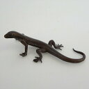 盆栽飾り 盆景 トカゲ 長辺 約5.5cm 添配 とかげ 銅製 金属製 彫刻 盆栽 枯山水 景色 飾り 添え 置き物 小物 ミニ庭園 風景 ミニチュア フィギア...