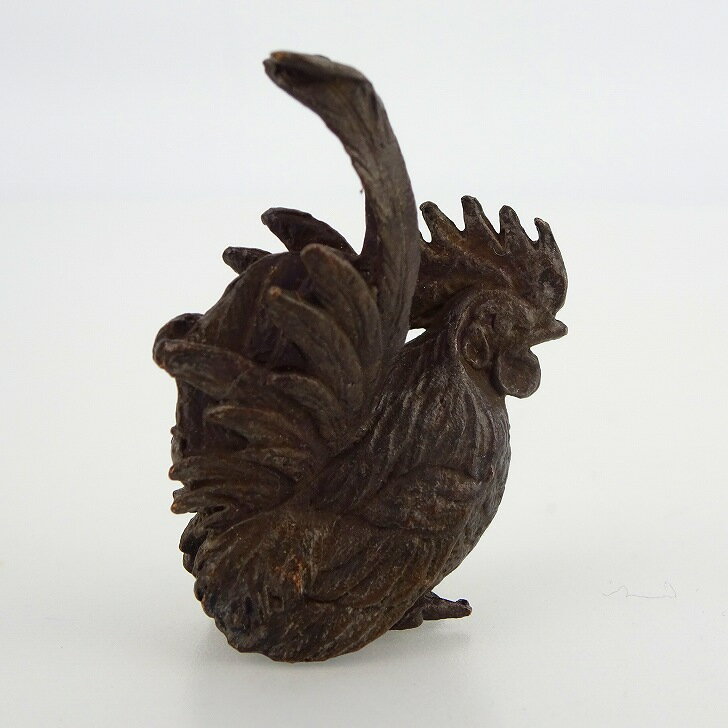 盆栽飾り 盆景 チャボ 高さ 約3.5cm 添配 矮鶏 鶏 銅製 金属製 彫刻 盆栽 枯山水 景色 飾り 添え 置き物 小物 ミニ庭園 風景 ミニチュア フィギ...