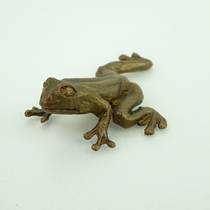 盆栽飾り 盆景 蛙 高さ 約1.3cm 添配 カエル かえる 銅製 金属製 彫刻 盆栽 枯山水 景色 飾り 添え 置き物 小物 ミニ庭園 風景 ミニチュア フィ...